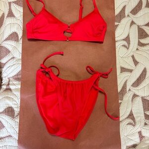 Wild Fable Vibrant Red Bikini - Size Large
